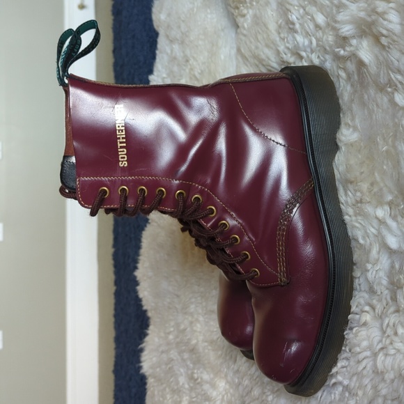 Solovair 11 Eye Steel Toe Southerner Derby Boots - Picture 2 of 16